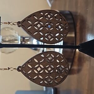 Brown Dangling Earrings